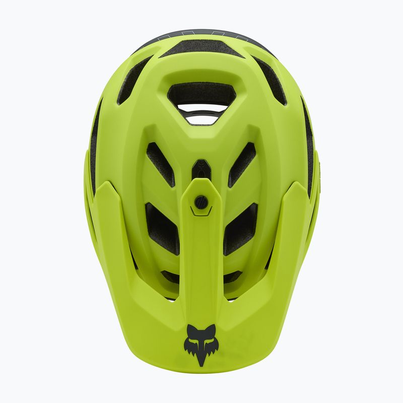 Cyklistická přilba Fox Racing Dropframe Pro Runn fluorescent yellow 5