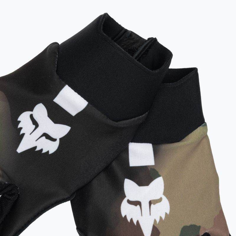 Pánské cyklistické rukavice Fox Racing Flexair GM green camo 4