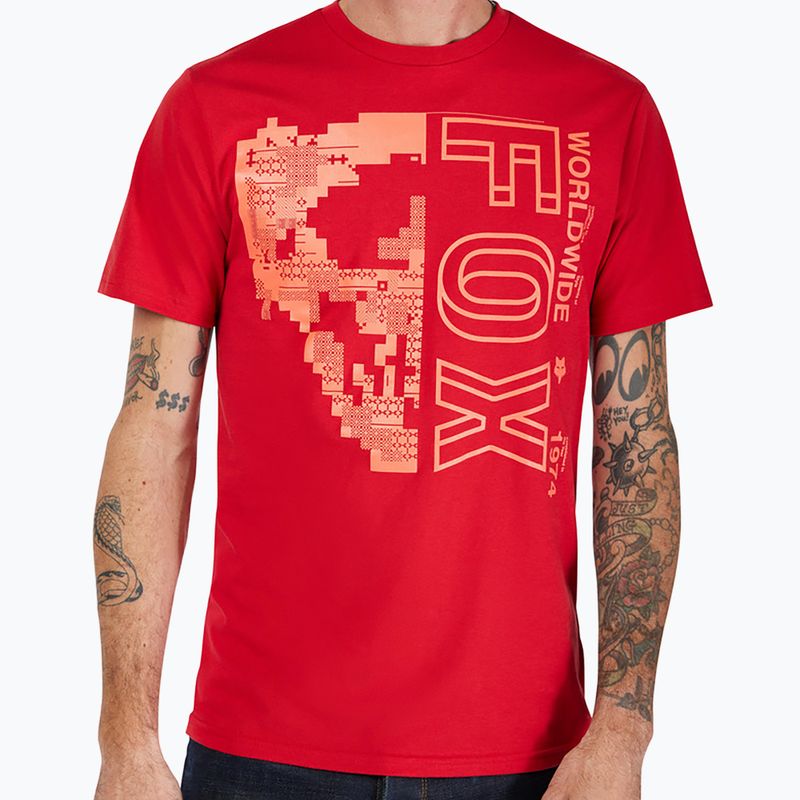 Pánské tričko Fox Racing Image Skull Cardinal 3