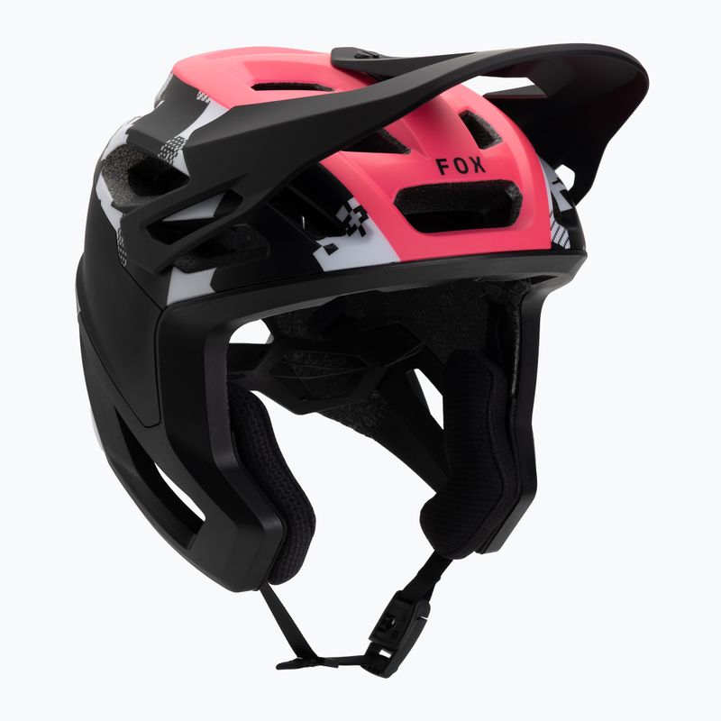 Cyklistická přilba Fox Racing Dropframe Pro Digi Image black/white 8