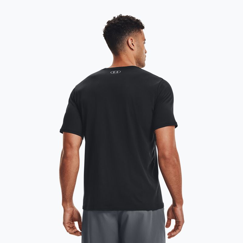 Pánské tréninkové tričko Under Armour Sportstyle Left Chest SS černé 2