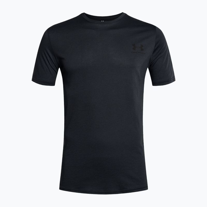 Pánské tréninkové tričko Under Armour Sportstyle Left Chest SS černé 4