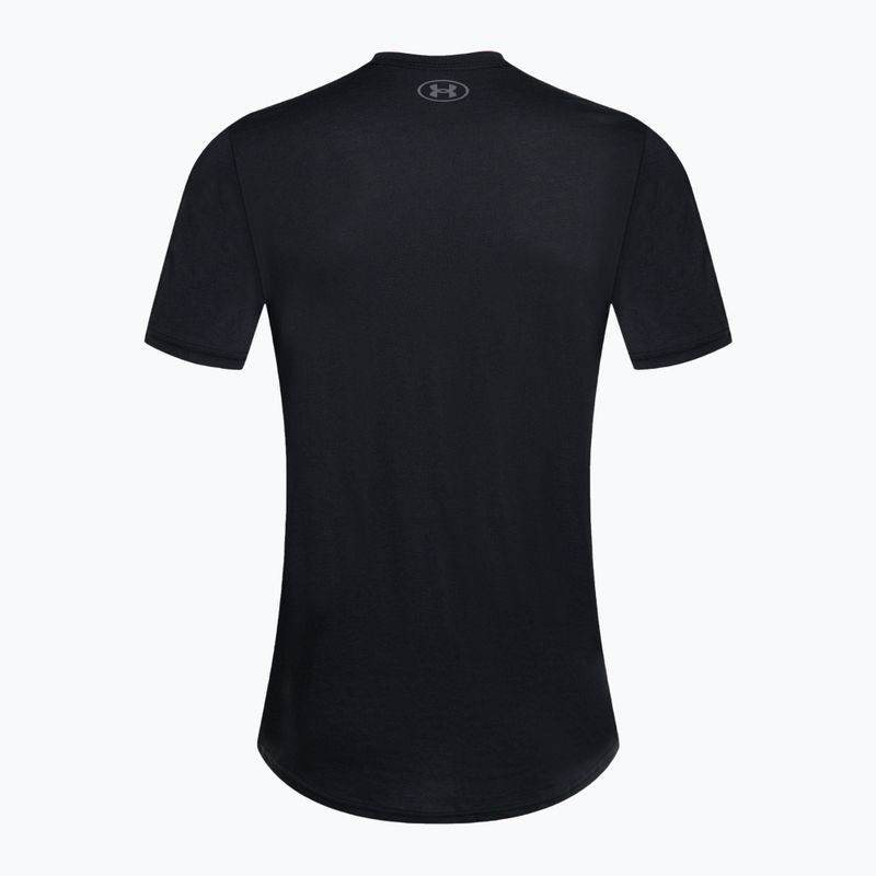 Pánské tréninkové tričko Under Armour Sportstyle Left Chest SS černé 5