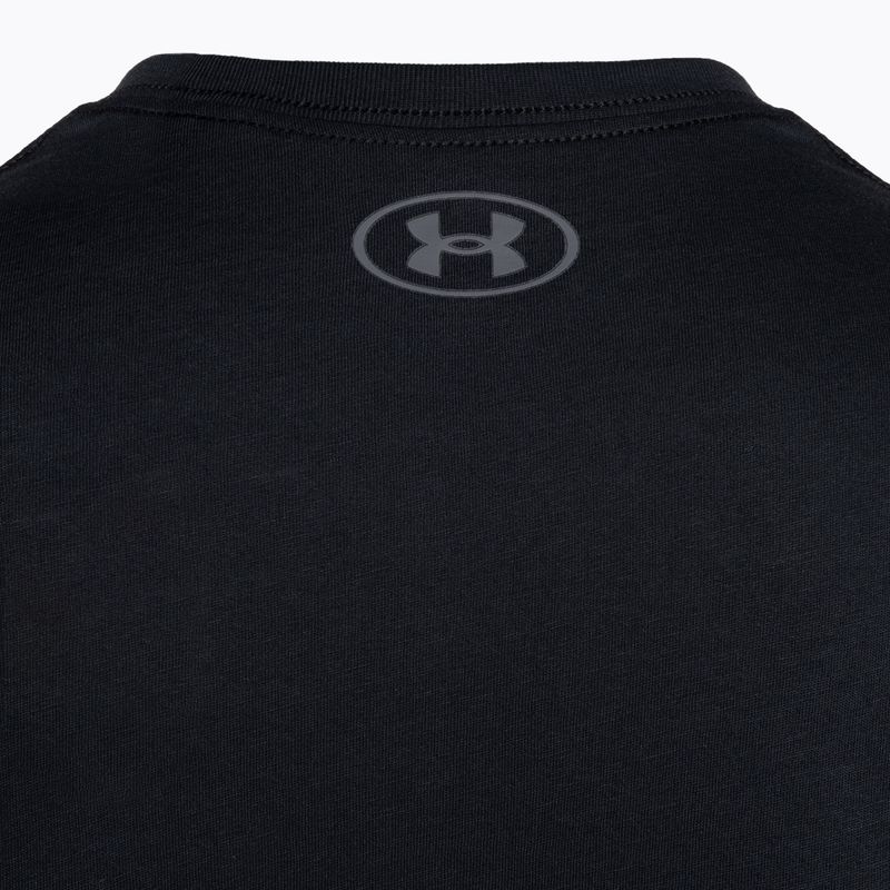 Pánské tréninkové tričko Under Armour Sportstyle Left Chest SS černé 7