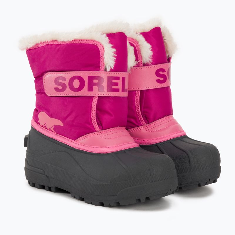 Juniorské sněhule Sorel Snow Commander tropic pink/deep blush 4