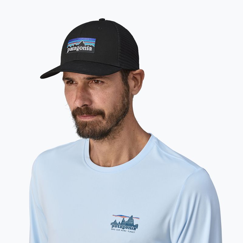 Kšiltovka Patagonia P-6 Logo Trucker black 3