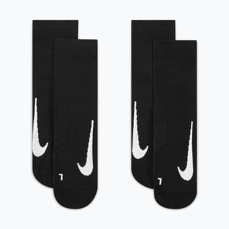 Ponožky Nike Court Multiplier Max 2 páry black/black 5