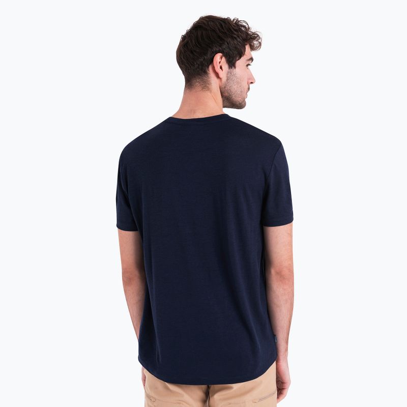 Pánské trekové tričko Icebreaker Merino 150 Tech Lite III midnight navy 3