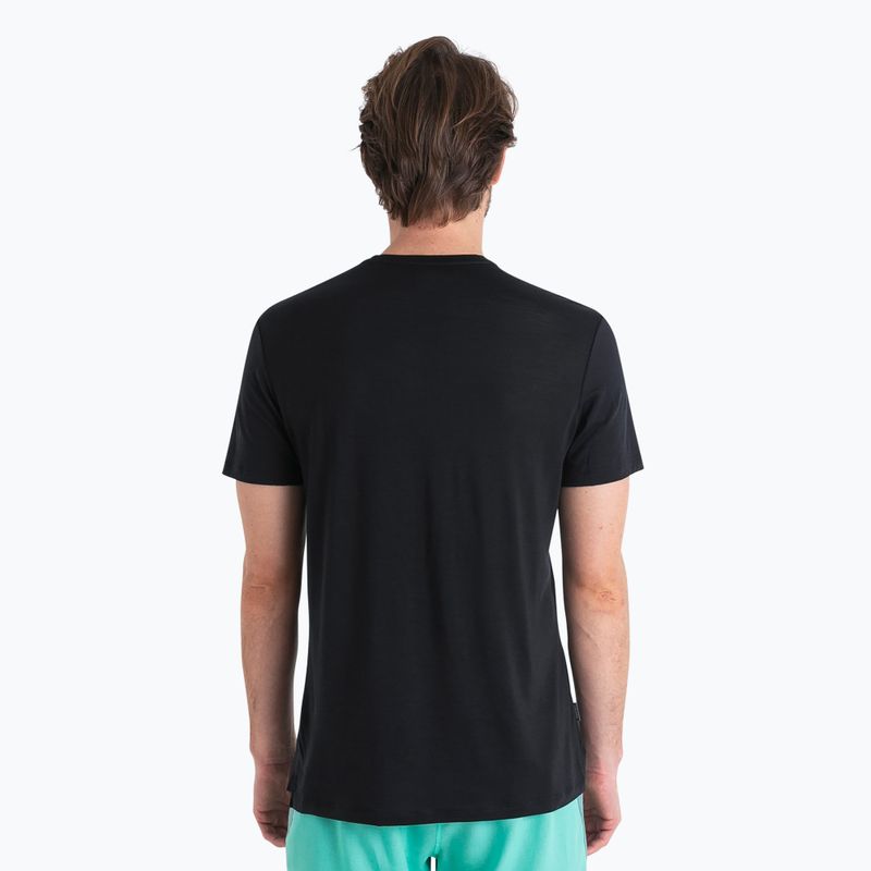 Pánské trekingové tričko icebreaker Merino 125 Cool-Lite Sphere III SS Tee black 3