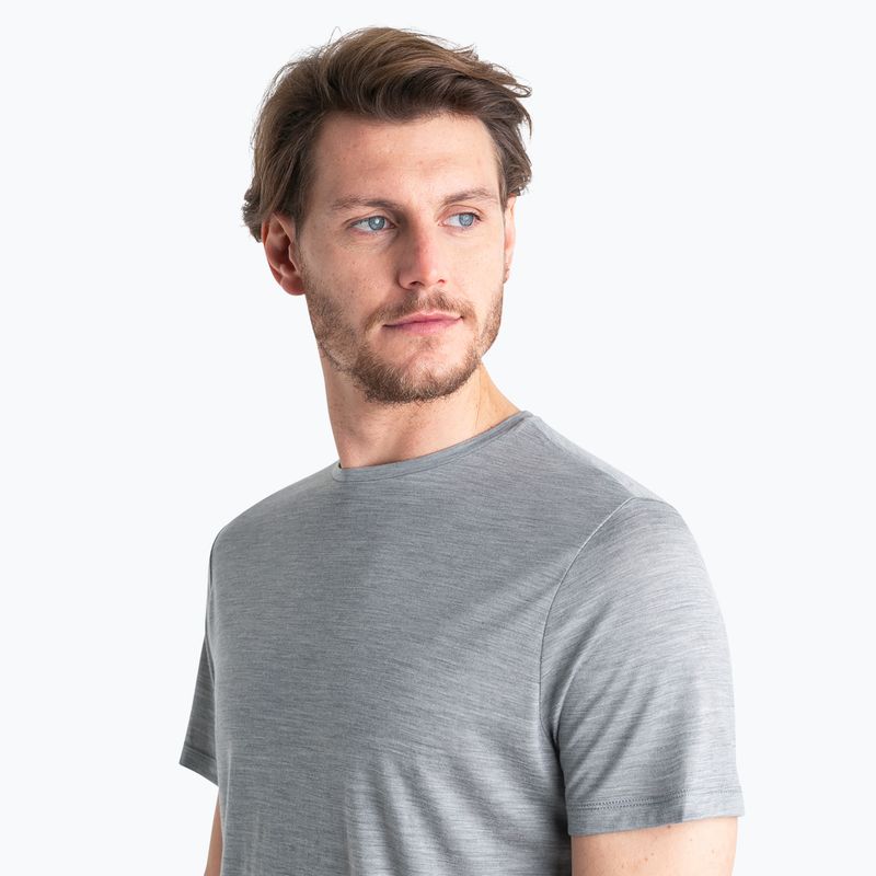 Pánské trekingové tričko  icebreaker Merino 125 Cool-Lite Sphere III SS Tee metro heather 3