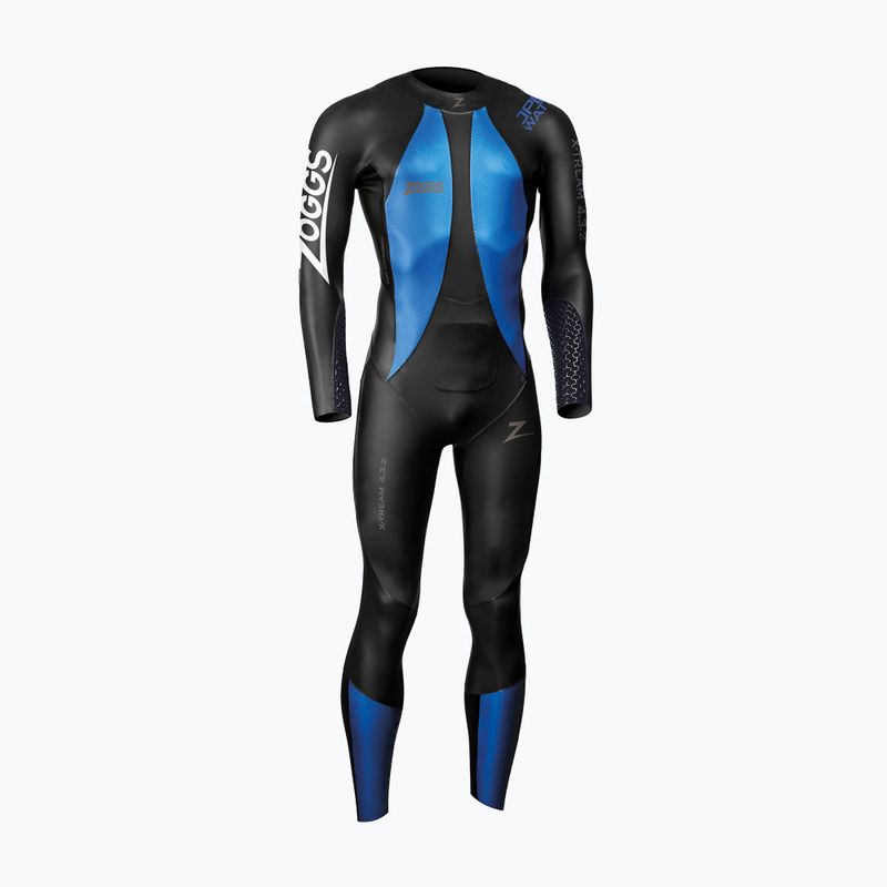 Pánský plavecký neopren Zoggs Ow X-Tream Fs 4.3.2 mm black/blue