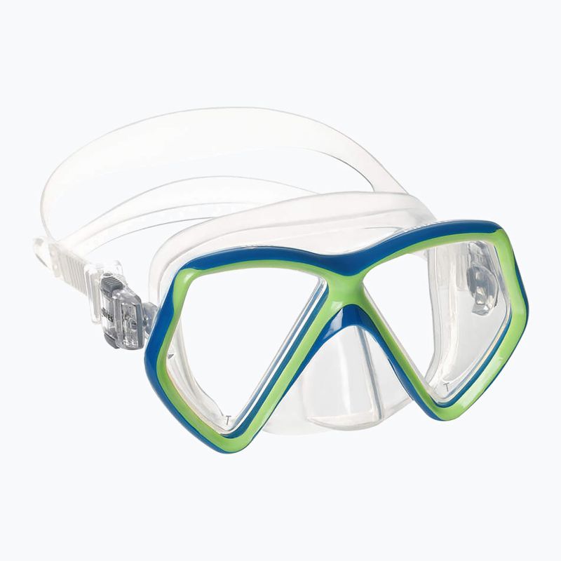 Dětská šnorchlovací sada Mares Combo Zoo green 2