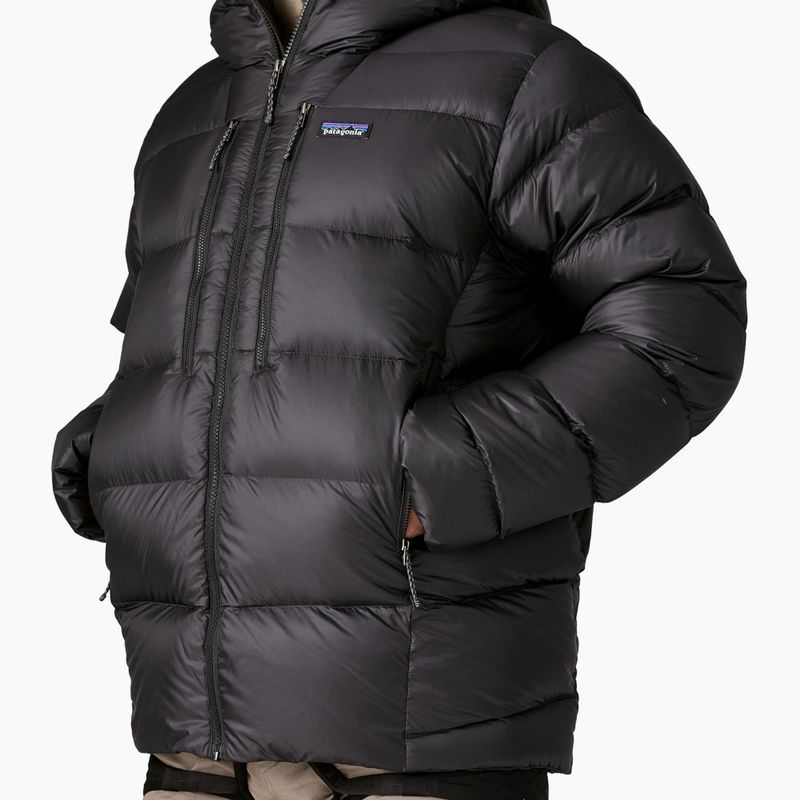 Pánská péřová bunda Patagonia Fitz Roy Down Hoody black 6