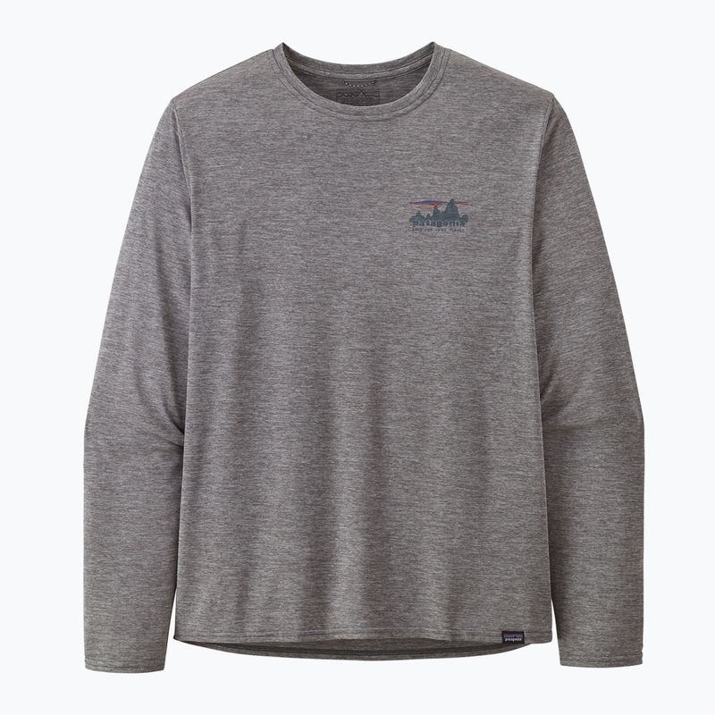 Pánské tričko Patagonia Cap Cool Daily Graphic 73 Longsleeve skyline/feather grey  4