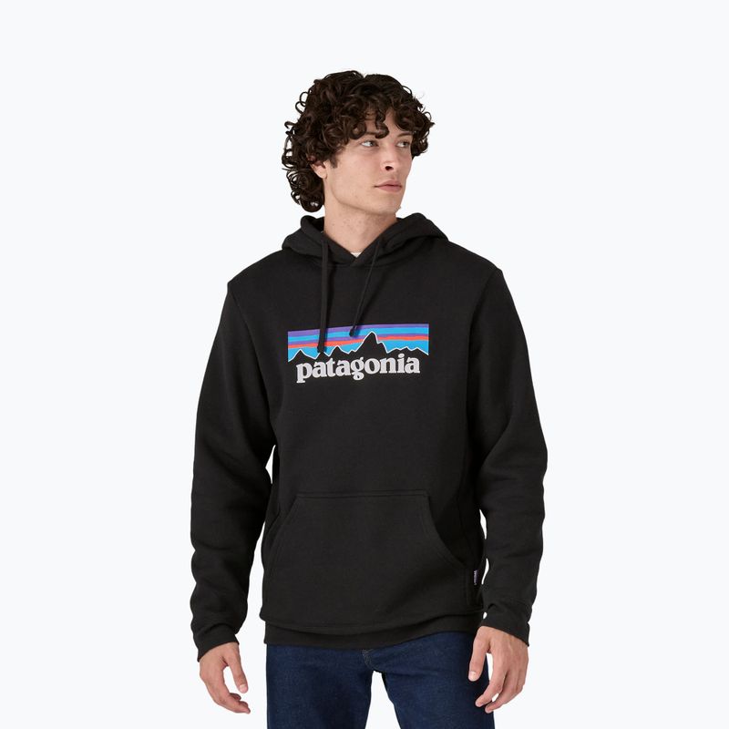 Mikina Patagonia P-6 Logo Uprisal black