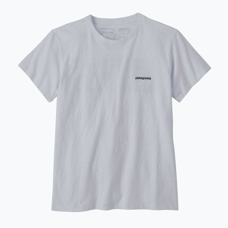 Dámské trekingové tričko Patagonia P-6 Logo Responsibili-Tee white 4