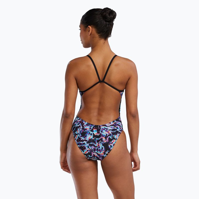 Dámské jednodílné plavky TYR Durafast Elite Energy Cutoutfit multicolor 5