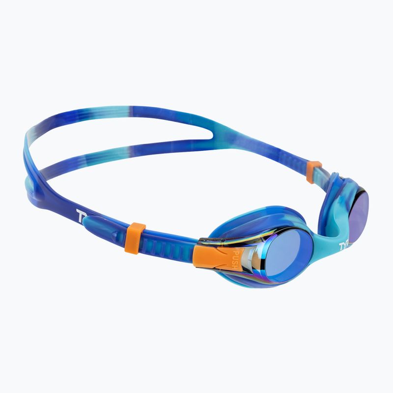 Dětské plavecké brýle TYR Swimple Tie Dye Mirrored blue / multi