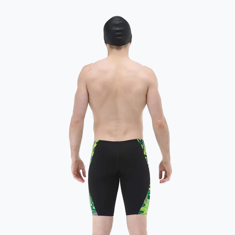 Pánské plavecké jammery TYR Splice Flux Jammer lime/multi 3