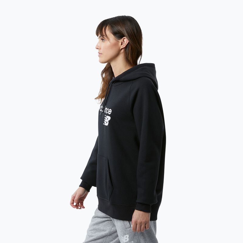 Dámská mikina New Balance Core Fleece Hoodie black 3