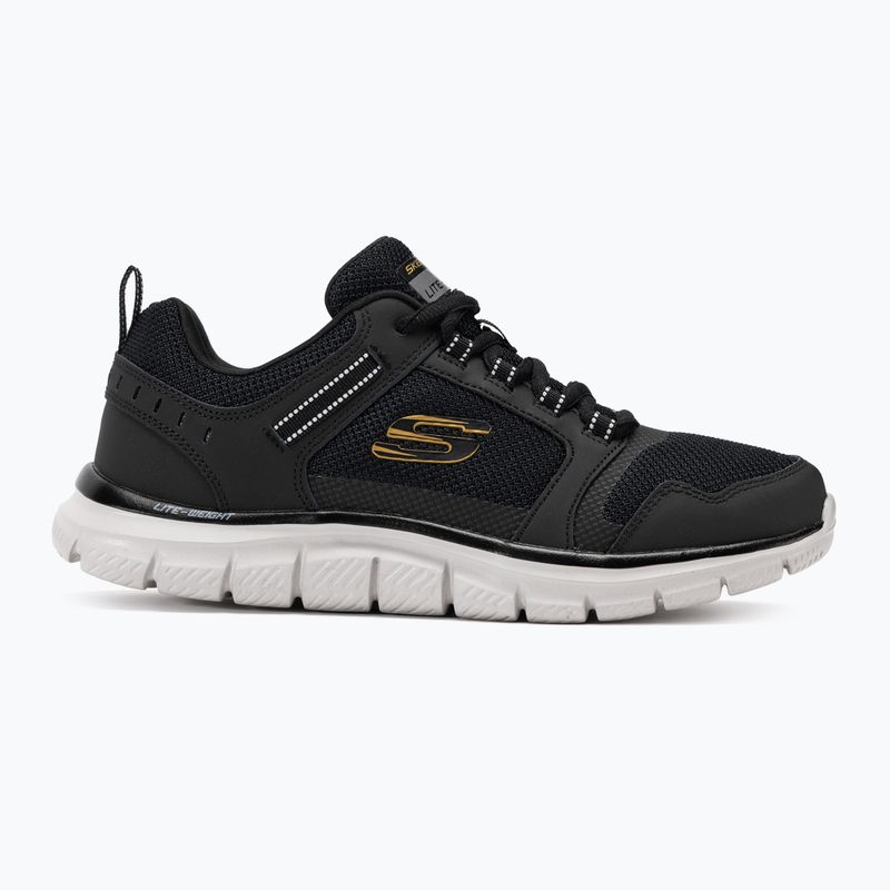 Pánské boty SKECHERS Track Knockhill black/gold 2