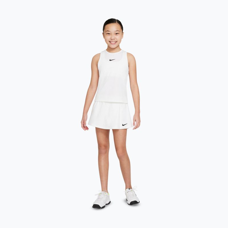 Tenisová sukně pro dívku Nike Court Dri-Fit Victory white/black 2