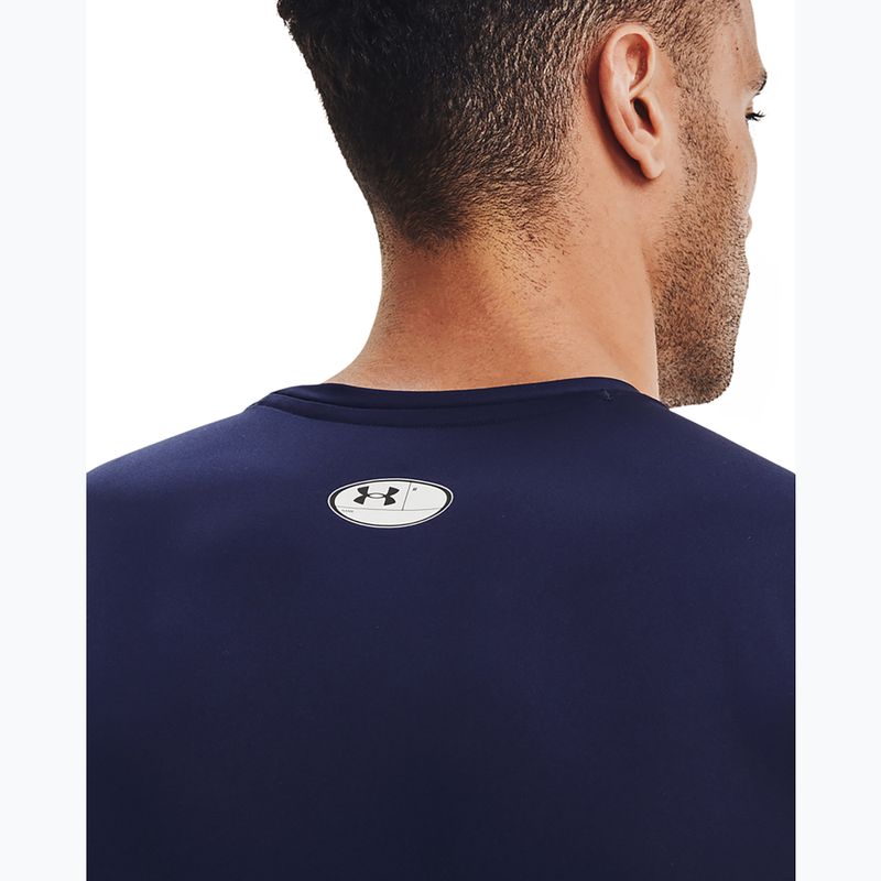 Pánské tréninkové tílko Under Armour Heat Gear Armour Comp Tank midnight navy/white 4