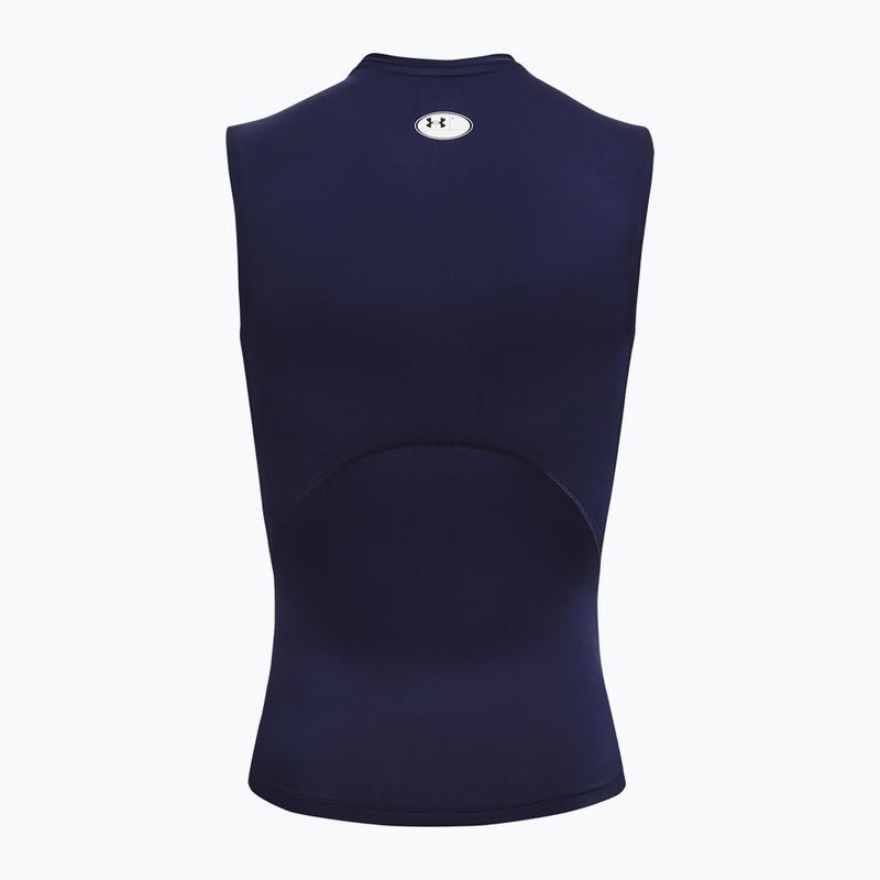Pánské tréninkové tílko Under Armour Heat Gear Armour Comp Tank midnight navy/white 6