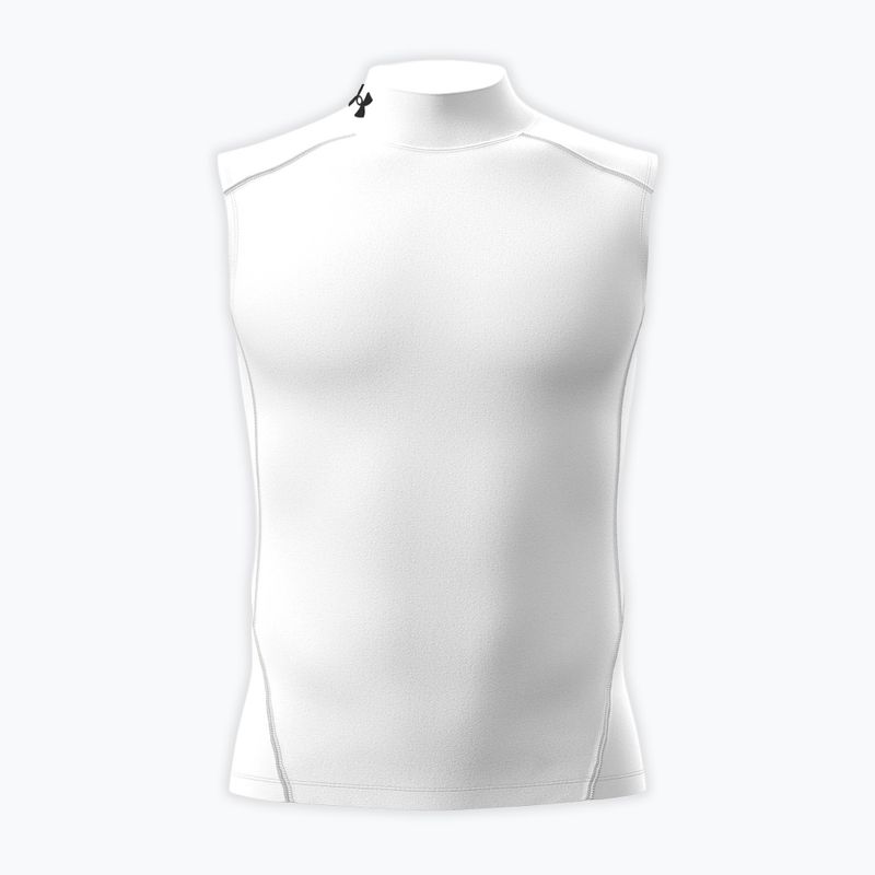 Pánské tréninkové tričko Under Armour HG Armour Comp Mock SL castlerock/white 5