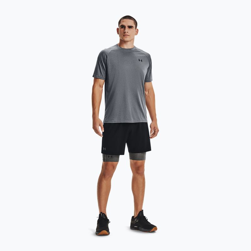 Pánské šortky Under Armour HG Armour Long Shorts carbon heather / black 2