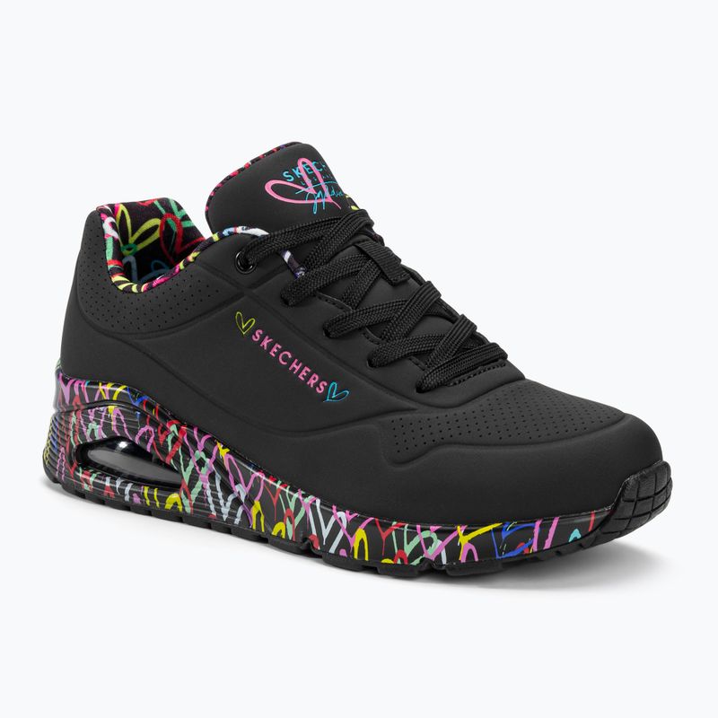 Dámské boty SKECHERS Uno Loving Love black