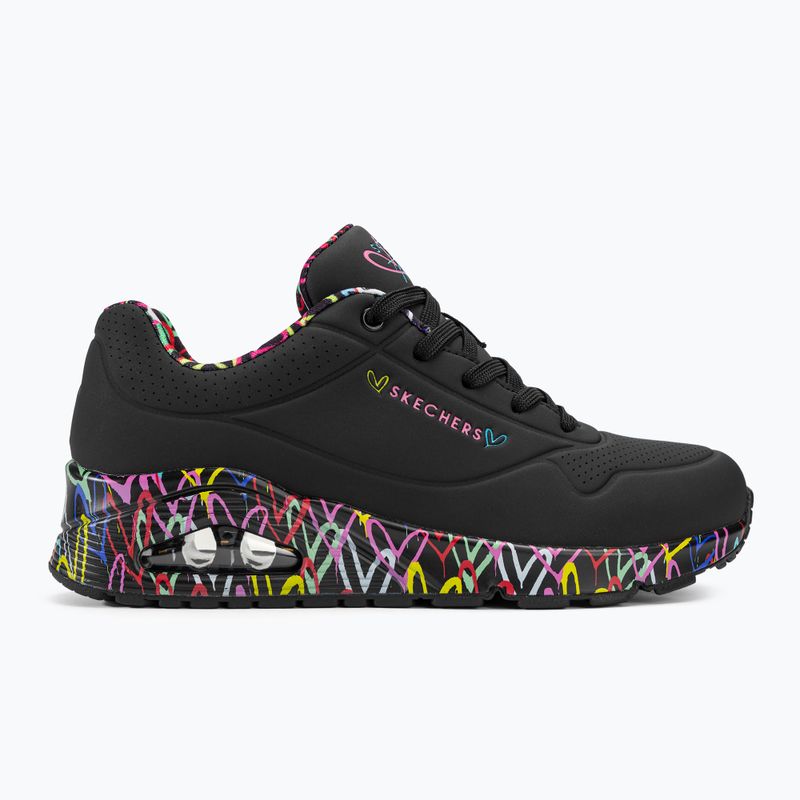 Dámské boty SKECHERS Uno Loving Love black 2