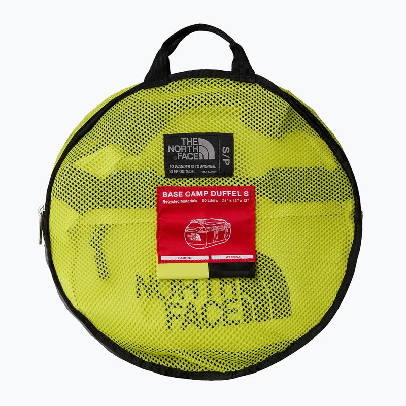 Cestovní taška  The North Face Base Camp Duffel S 50 l sulphur spring green/tnf black 3