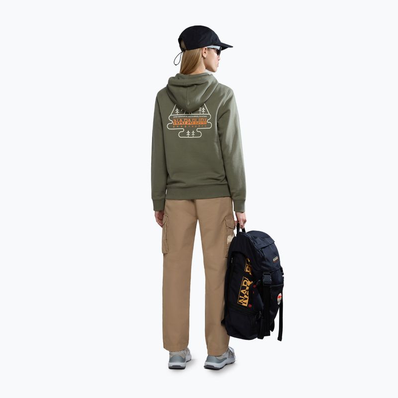 Dámská mikina Napapijri B-Faber green lichen 3