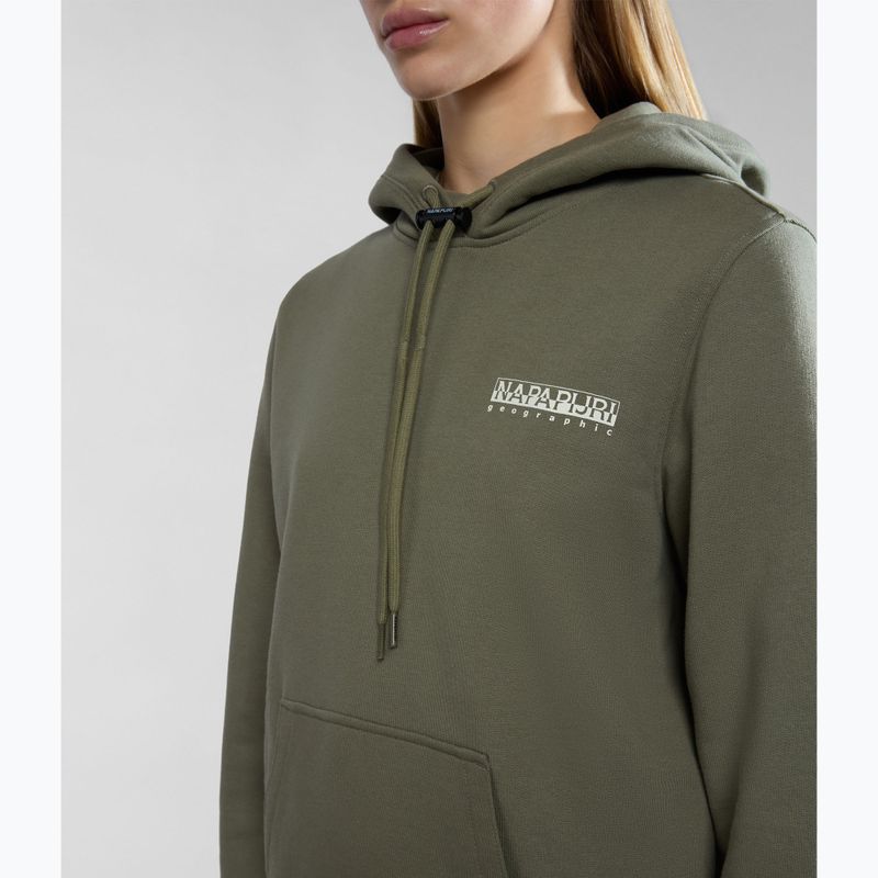 Dámská mikina Napapijri B-Faber green lichen 8