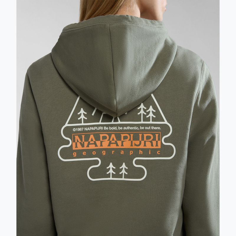 Dámská mikina Napapijri B-Faber green lichen 10