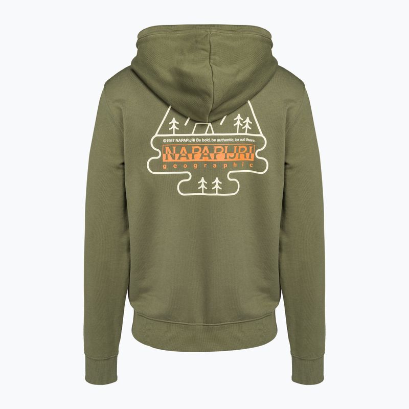 Dámská mikina Napapijri B-Faber green lichen 12