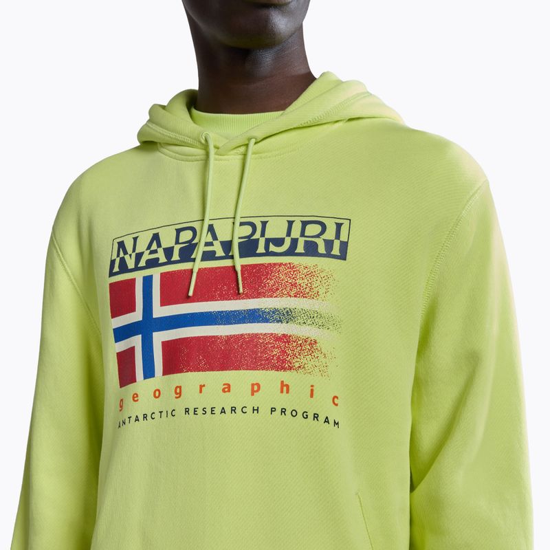 Pánská mikina Napapijri B-Kreis H yellow sunny 4