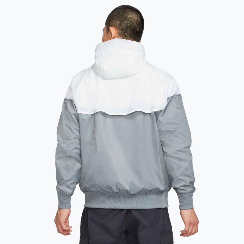 Pánská bunda Nike Sportswear Windrunner smoke grey/white/smoke grey/black 3