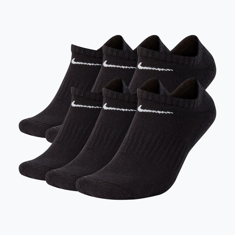 Ponožky Nike Everyday Cushioned No-Show 6 párů black/white
