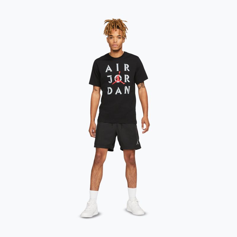 Koszulka męska Nike Jordan AJ5 Graphic black/white/gum red 2