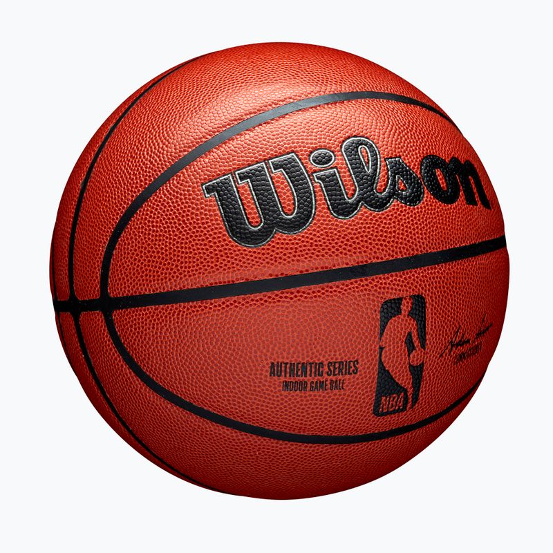 Basketbalový míč Wilson NBA basketball Authentic Indoor orange velikost 6 2