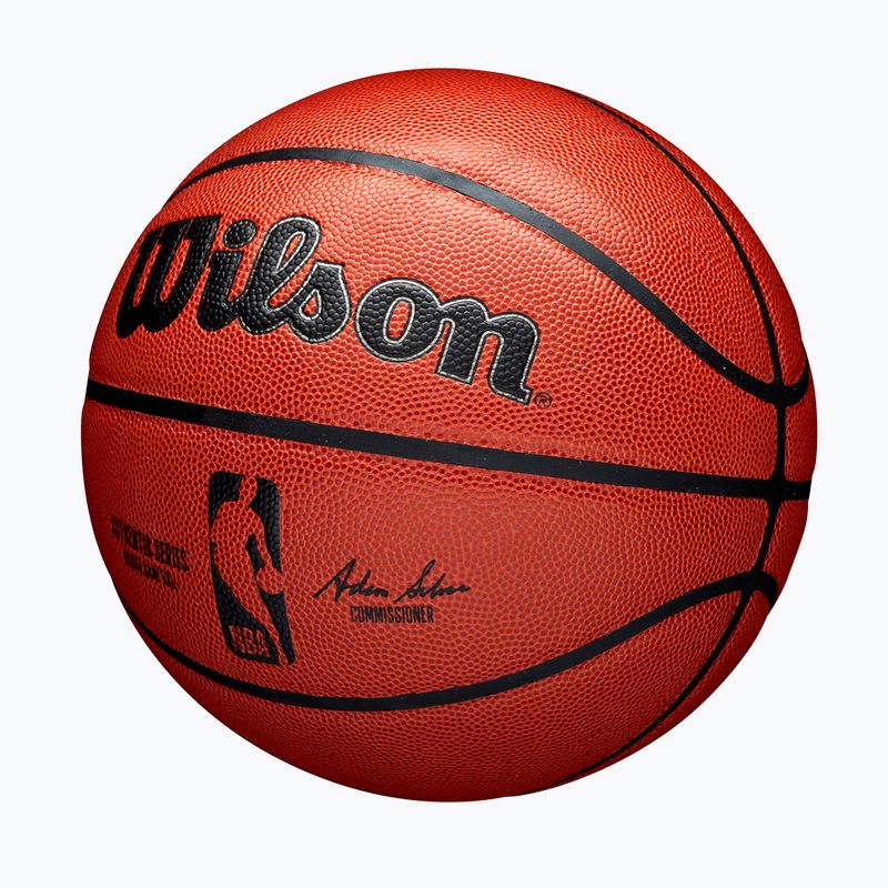 Basketbalový míč Wilson NBA basketball Authentic Indoor orange velikost 6 3
