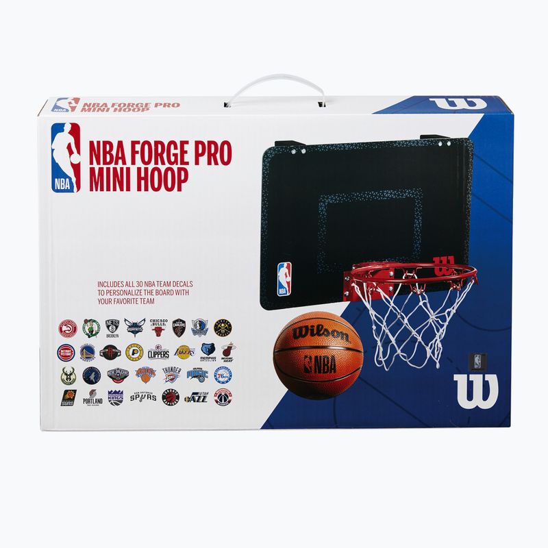 Basketbalová deska Wilson NBA Forge Team Mini Hoop černá WTBA3001FRGNBA 8