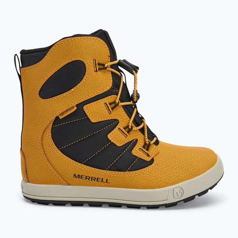 Dětské sněhule Merrell Snow Bank 4.0 Wtrpf wheat 2