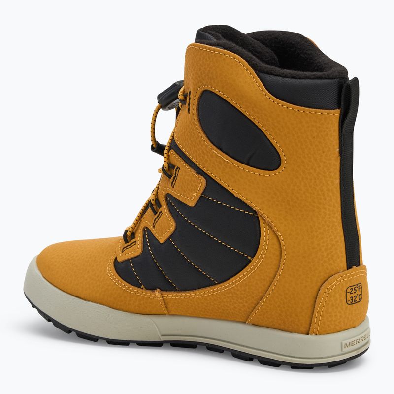 Dětské sněhule Merrell Snow Bank 4.0 Wtrpf wheat 3