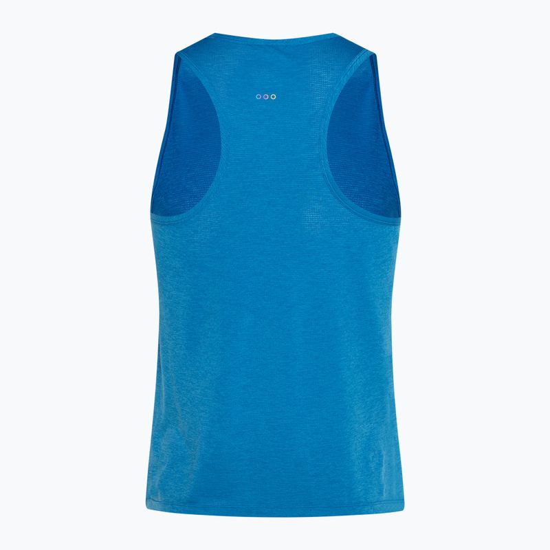Pánské běžecké tílko tank top tričko Saucony Stop tričko watch Singlet cobalt heather 2