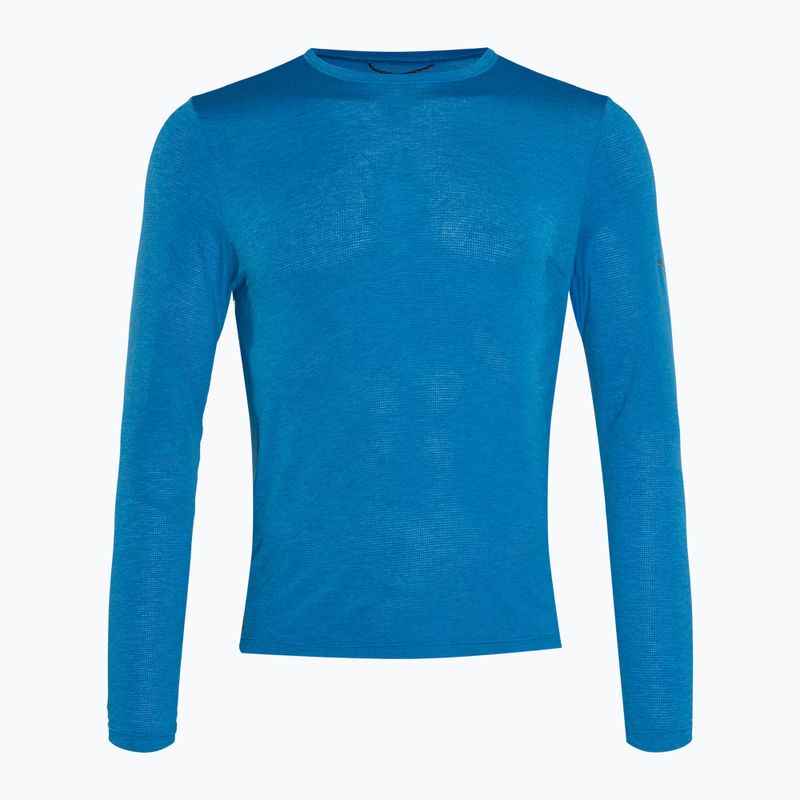 Pánské běžecké tričko Longsleeve Saucony Stop tričko watch cobalt heather