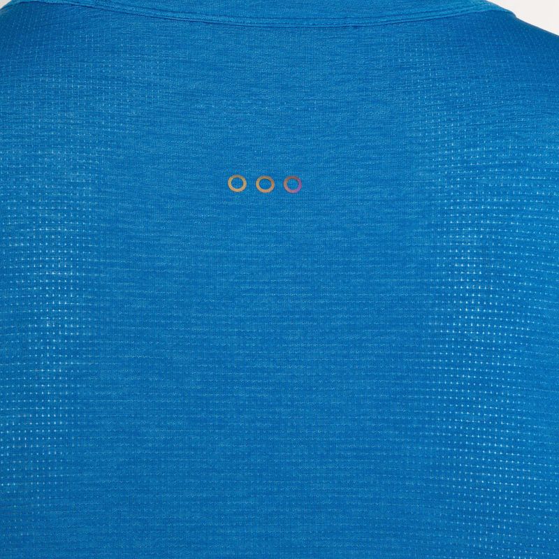 Pánské běžecké tričko Longsleeve Saucony Stop tričko watch cobalt heather 5