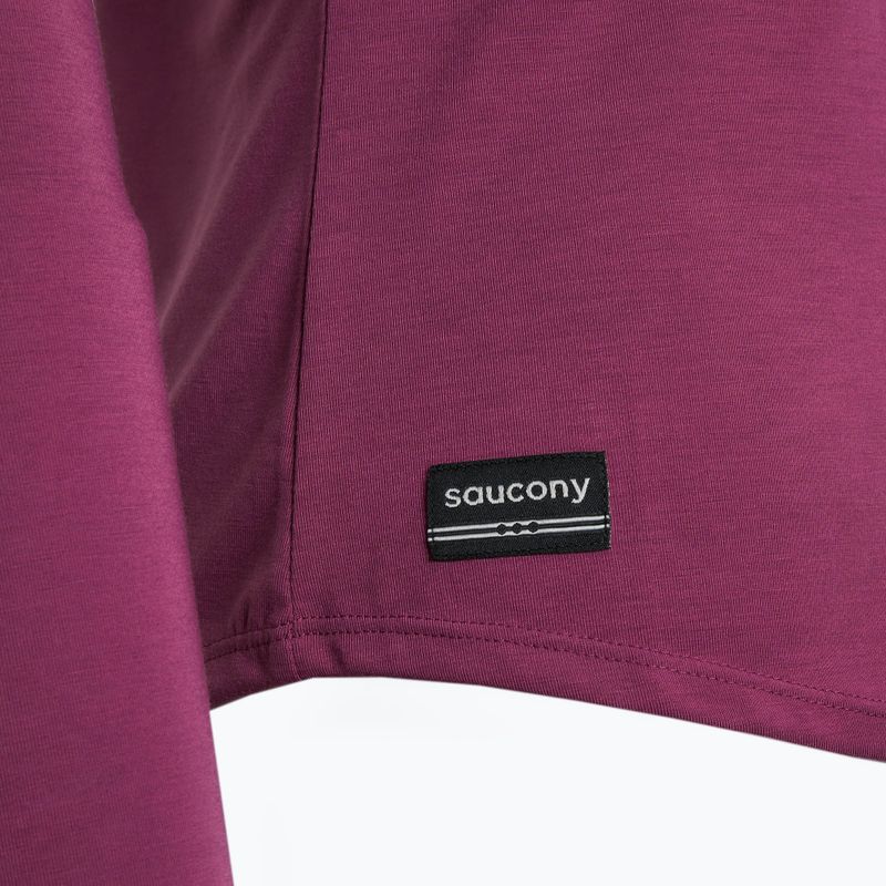 Dámské běžecké tričko longsleeve Saucony Triumph plum 3